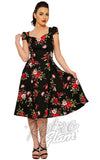 Orchid Bloom Royal Ballet Dress in Black swing Orchid Bloom Royal Ballet Dress in Black swing