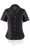Pretty Retro Rizzo Blouse in Black Pretty Retro Rizzo Blouse in Black