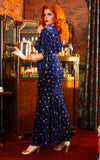 Rebel Love Bewitched Gown in Starry Skies blue velvet Rebel Love Bewitched Gown in Starry Skies blue velvet