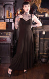 Aradia Nightshade Maxi Dress gothic Aradia Nightshade Maxi Dress gothic