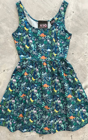 Retrolicious Fit & Flare Dress in Dino Print Retrolicious Fit & Flare Dress in Dino Print