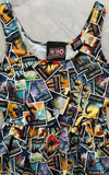 Retrolicious Fit & Flare Dress in Mythological Creatures Print bodice Retrolicious Fit & Flare Dress in Mythological Creatures Print bodice