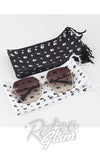 Skull Sunglass Pouches black Skull Sunglass Pouches black