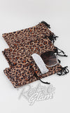 Leopard Sunglass Pouches brown Leopard Sunglass Pouches brown