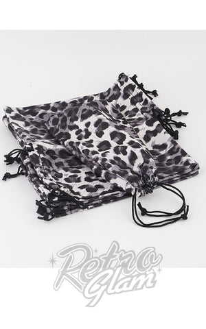 Leopard Sunglass Pouches grey Leopard Sunglass Pouches grey