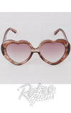 Lovely Hearts Sunglasses lt brown Lovely Hearts Sunglasses lt brown