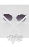 Marilyn Cateye Sunglasses white Marilyn Cateye Sunglasses white