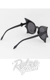 Polarized Bat Wing Round Sunglasses black Polarized Bat Wing Round Sunglasses black
