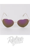 Polarized Heart Sunglasses purple Polarized Heart Sunglasses purple