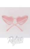 Retro Heart Sunglasses pink Retro Heart Sunglasses pink