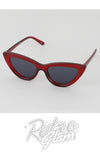 Sharp Cateye Sunglasses red Sharp Cateye Sunglasses red