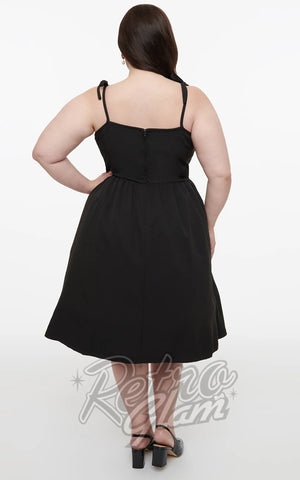 Unique Vintage Glow In the Dark Skeleton Bobbie Swing Dress curvy back Unique Vintage Glow In the Dark Skeleton Bobbie Swing Dress curvy back