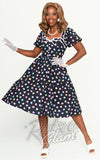 Unique Vintage Candy Hearts Print Dress swing Unique Vintage Candy Hearts Print Dress swing