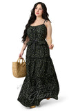 Smak Parlour Tiered Maxi Dress in Black Ditzy Floral plus sized Smak Parlour Tiered Maxi Dress in Black Ditzy Floral plus sized