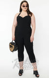 Unique Vintage 1950s Marcel Jumpsuit in Black Unique Vintage 1950s Marcel Jumpsuit in Black