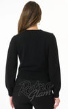 Smak Parlour Butterfly Cardigan in Black back Smak Parlour Butterfly Cardigan in Black back