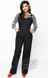 Unique Vintage Sweetheart Overalls in Black Unique Vintage Sweetheart Overalls in Black