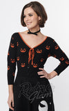 Jack o lantern cardigan Jack o lantern cardigan