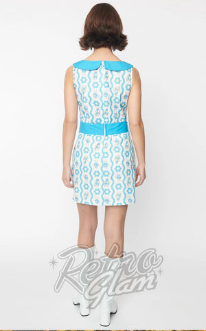 Unique Vintage X Smurfs Shift Dress back Unique Vintage X Smurfs Shift Dress back