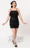 Unique Vintage Speakeasy Flapper Dress in Black Unique Vintage Speakeasy Flapper Dress in Black