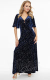 Smak Parlour Silver Stars Maxi Dress in Blue Velvet Smak Parlour Silver Stars Maxi Dress in Blue Velvet