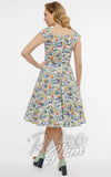 Magnolia Place Anna Dress in Winter House Print back Magnolia Place Anna Dress in Winter House Print back