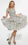 Magnolia Place Anna Dress in Winter House Print Magnolia Place Anna Dress in Winter House Print