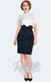Voodoo Vixen Floral Spiderweb Pencil Skirt Voodoo Vixen Floral Spiderweb Pencil Skirt