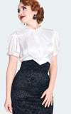 Voodoo Vixen Floral Spiderweb Pencil Skirt detail Voodoo Vixen Floral Spiderweb Pencil Skirt detail