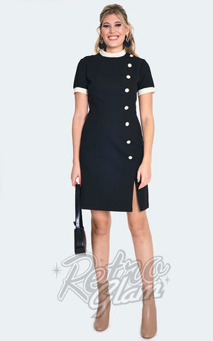 Voodoo Vixen 60's Button Detail Dress Voodoo Vixen 60's Button Detail Dress