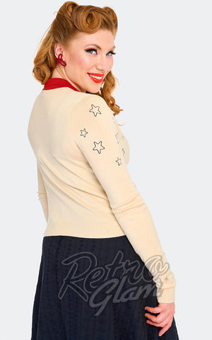 Voodoo Vixen Embroidered Circus Cardigan back Voodoo Vixen Embroidered Circus Cardigan back