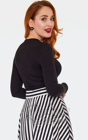Voodoo Vixen Crossover Long Sleeve Top back Voodoo Vixen Crossover Long Sleeve Top back