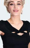 Voodoo Vixen Crossover top gothic Voodoo Vixen Crossover top gothic