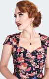 Voodoo Vixen Day Of The Dead Dress fabric Voodoo Vixen Day Of The Dead Dress fabric