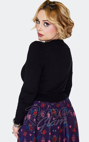 Jawbreaker Flying Love Cardigan back Jawbreaker Flying Love Cardigan back
