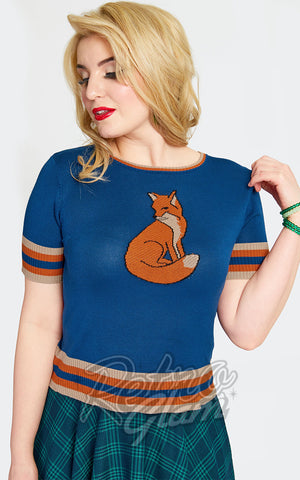 Voodoo Vixen Foxy Knit Pullover Top 70s Voodoo Vixen Foxy Knit Pullover Top 70s