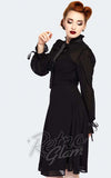 Voodoo Vixen High Neck Tie Dress in Blackside Voodoo Vixen High Neck Tie Dress in Blackside