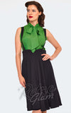 Voodoo Vixen Pinstripe Suspender Skirt pinup Voodoo Vixen Pinstripe Suspender Skirt pinup