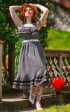 Voodoo Vixen Mae Ruffle Dress model Voodoo Vixen Mae Ruffle Dress model