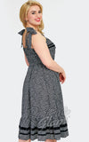 Voodoo Vixen Mae Ruffle Dress back Voodoo Vixen Mae Ruffle Dress back