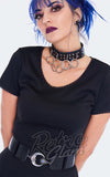 Jawbreaker Black Embroidered Moon Dress gothic Jawbreaker Black Embroidered Moon Dress gothic