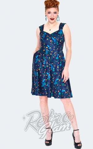 Voodoo Vixen Peacock print dress Voodoo Vixen Peacock print dress
