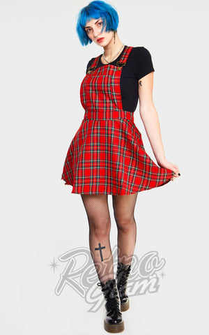 Jawbreaker Red Tartan Suspender Skirt Jawbreaker Red Tartan Suspender Skirt