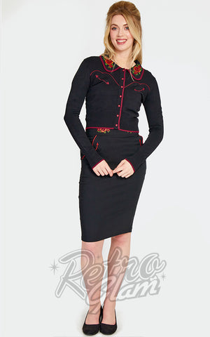 Voodoo Vixen Western Rose Cardigan Voodoo Vixen Western Rose Cardigan