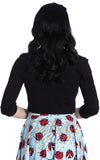 Hell Bunny Maggie Bolero in Black back Hell Bunny Maggie Bolero in Black back