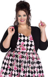 Hell Bunny Maggie Bolero in Black plus size Hell Bunny Maggie Bolero in Black plus size