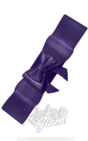 Banned vegan Play it Right stretch Belt in Aubergine Banned vegan Play it Right stretch Belt in Aubergine