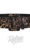 Collectif Doreen Leopard Belt detail Collectif Doreen Leopard Belt detail