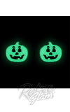 Erstwilder stud earrings pumpkin glow dark Erstwilder stud earrings pumpkin glow dark
