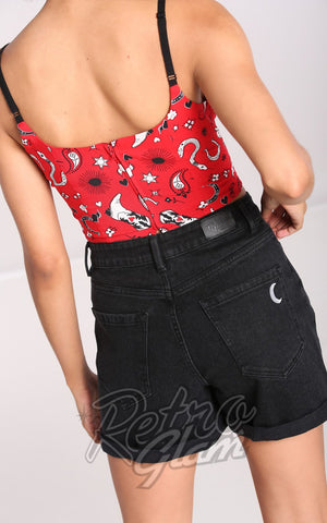 Hell Bunny Temptation Shorts back Hell Bunny Temptation Shorts back